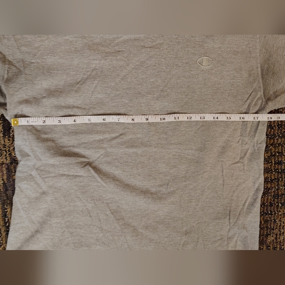 Men's Champion Grey Tee Shirt - Picture 9 of 9